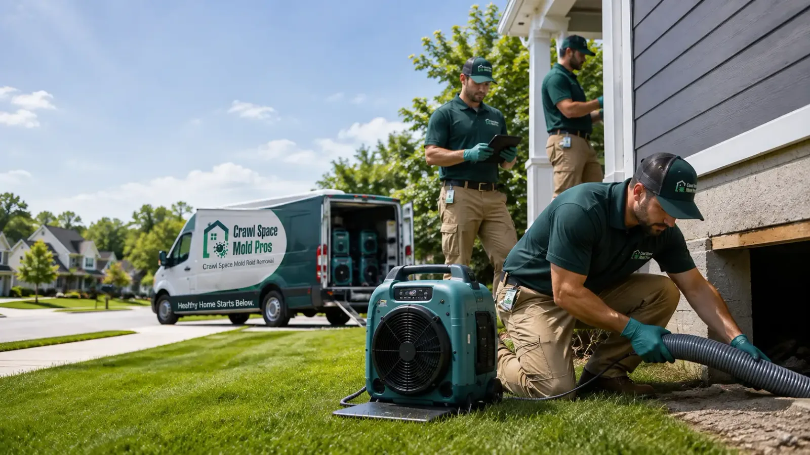 Crawl Space Mold Removal in Sturgeon, PA